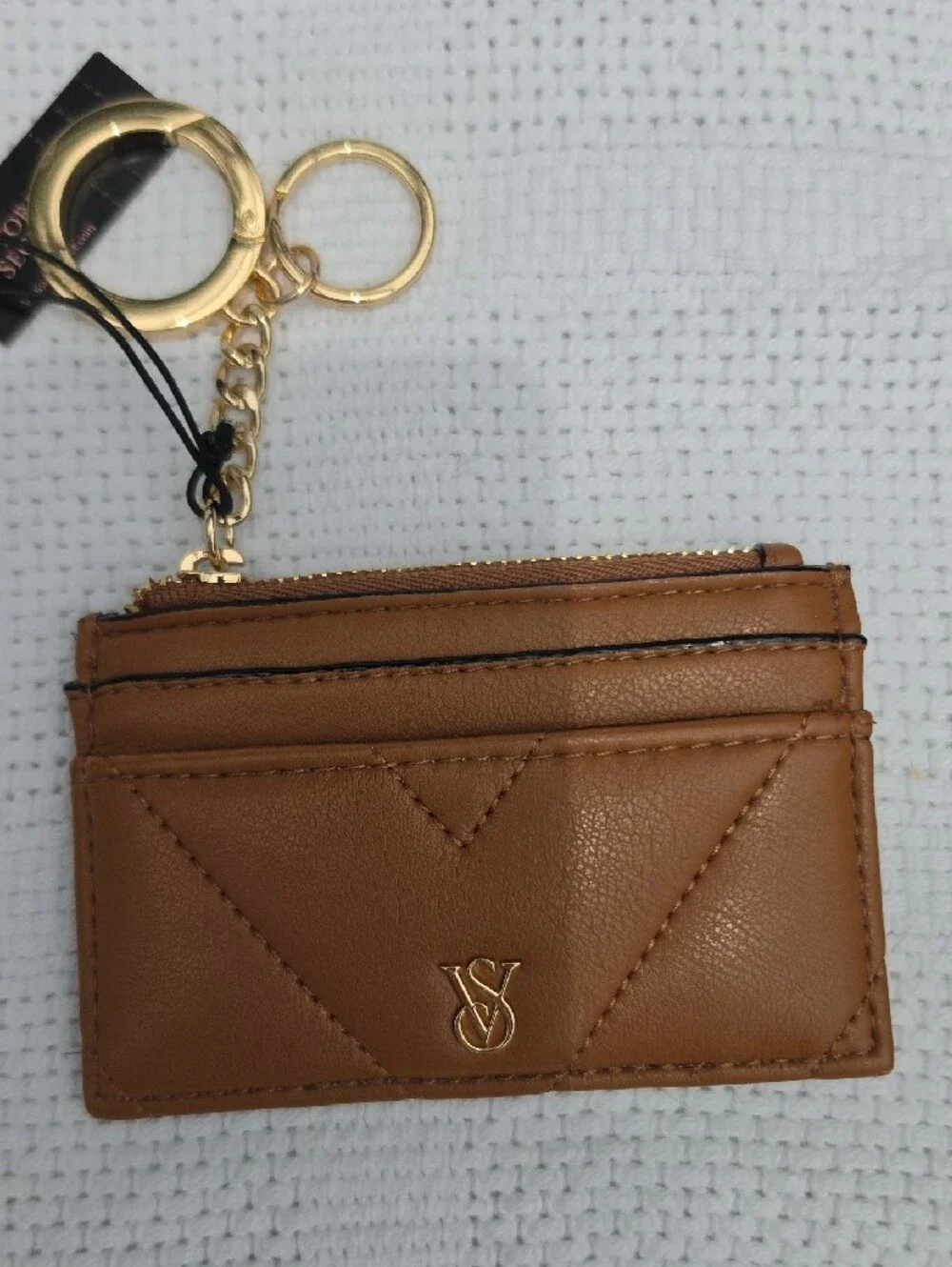 Victoria's Secret Card Holder  Keychain with Clasp - Picture 2 of 5